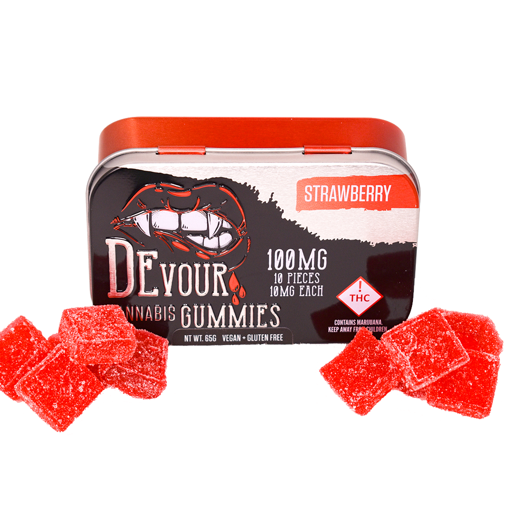 Devour Strawberry THC Gummies UK Devour Strawberry THC Gummies UK