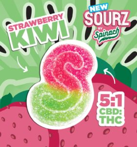 Strawberry Kiwi CBD THC Gummies UK