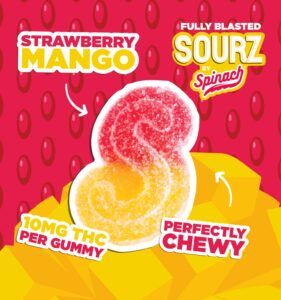 Strawberry Mango THC Gummies UK